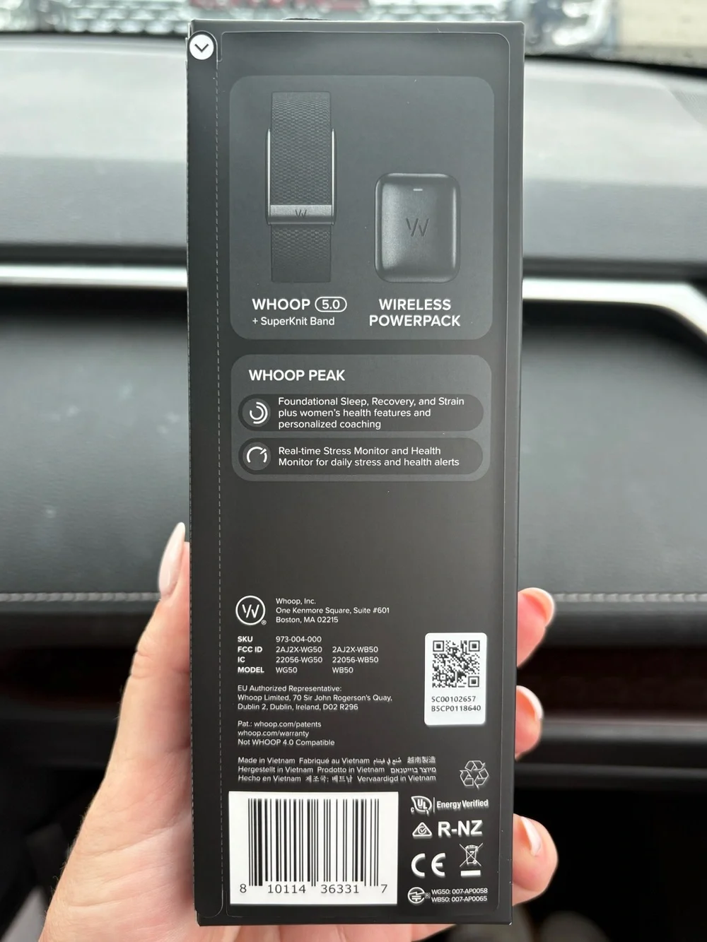 WHOOP Peak 5.0 fitness tracker brand new in box